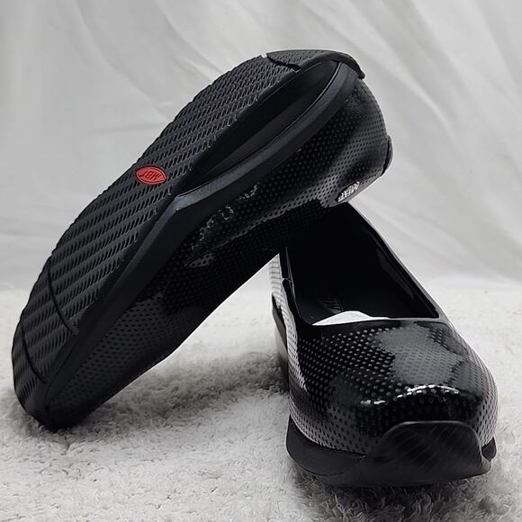 MBT HANI 8 BLACK PATENT LEATHER SLIP ON SHOES SIZE 7-7.5 NIB - Picture 14 of 16